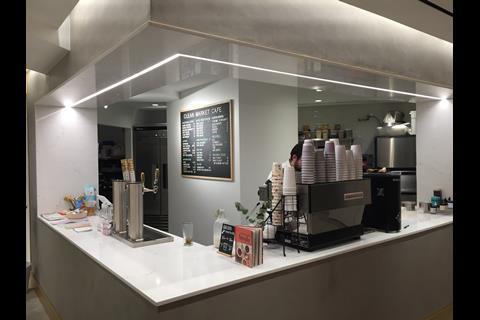 Ingredients used in cafe products include bee pollen, turmeric and CBD